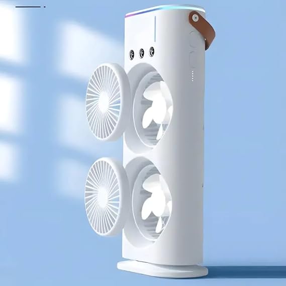 Mini Double Fan Air Cooler