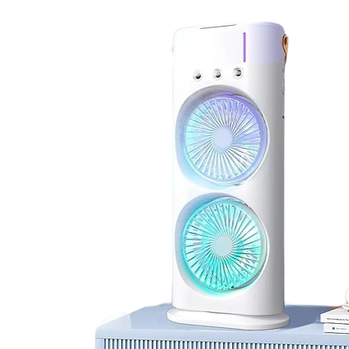 Mini Double Fan Air Cooler
